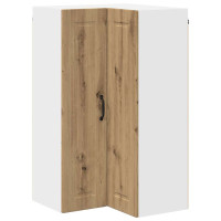 Produktbild för Vägghörnskåp PORTO Artisan Ek 57 x 57 x 100 cm Konstruerat trä
