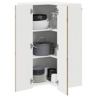 Produktbild för Vägghörnskåp PORTO Artisan Ek 57 x 57 x 100 cm Konstruerat trä