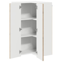 Produktbild för Vägghörnskåp PORTO Artisan Ek 57 x 57 x 100 cm Konstruerat trä