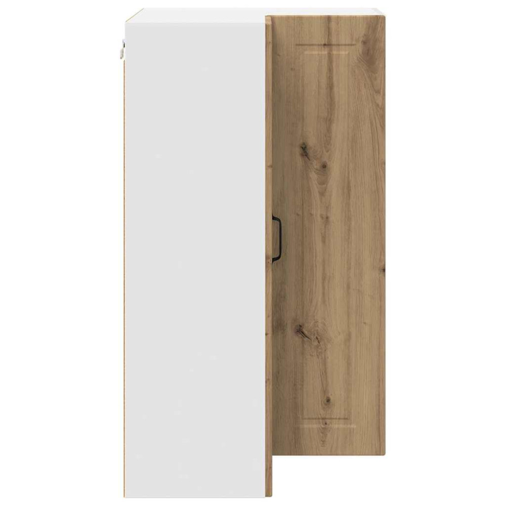 Produktbild för Vägghörnskåp PORTO Artisan Ek 57 x 57 x 100 cm Konstruerat trä
