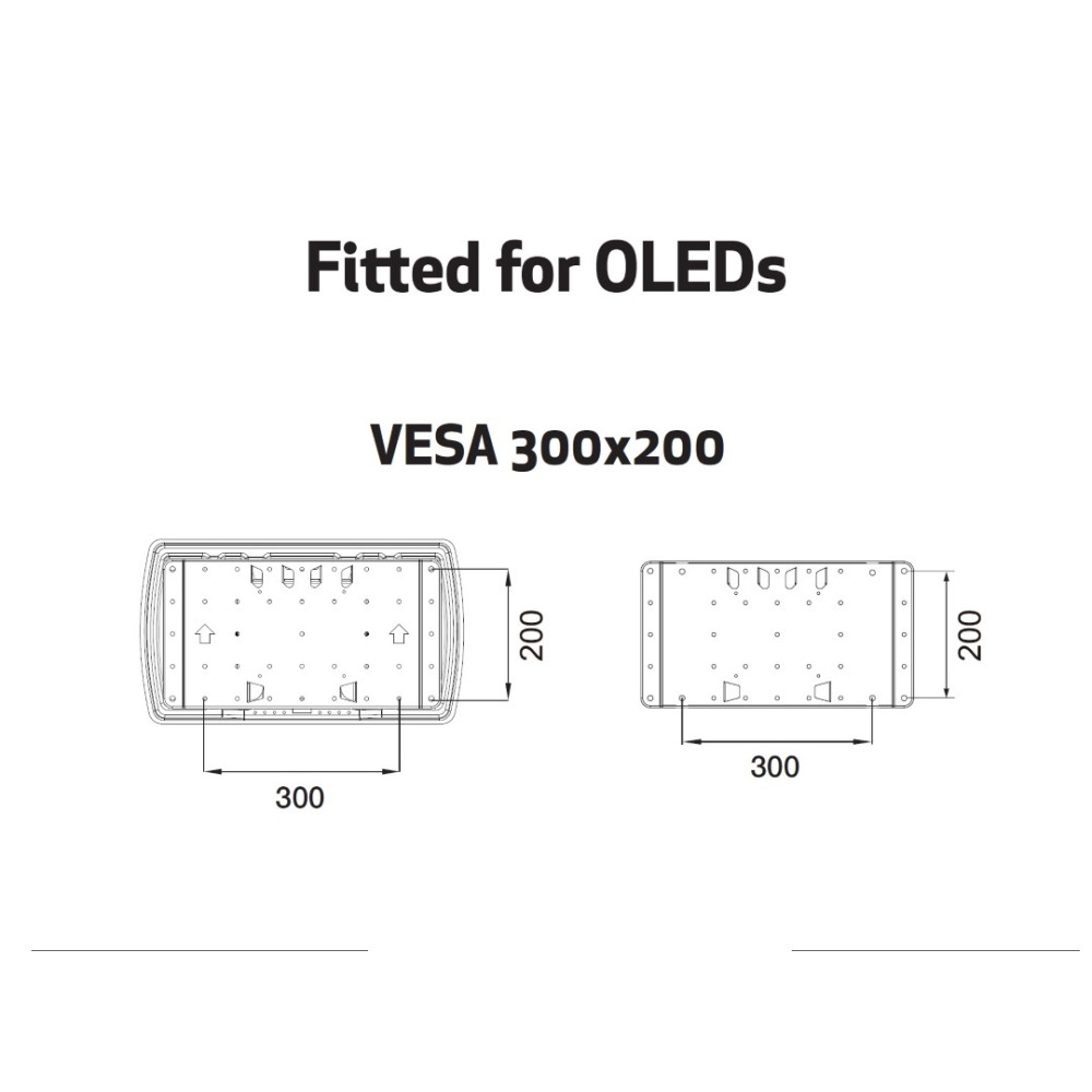 Produktbild för Multibrackets M VESA Super Slim Tilt & Turn Plus black - screen size: 32" - 65"