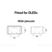 Produktbild för Multibrackets M VESA Super Slim Tilt & Turn Plus black - screen size: 32" - 65"