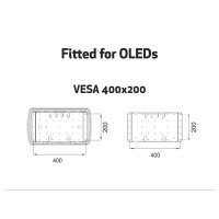 Produktbild för Multibrackets M VESA Super Slim Tilt & Turn Plus black - screen size: 32" - 65"