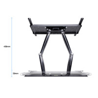 Produktbild för Multibrackets M VESA Super Slim Tilt & Turn Plus black - screen size: 32" - 65"