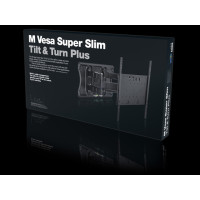 Produktbild för Multibrackets M VESA Super Slim Tilt & Turn Plus black - screen size: 32" - 65"