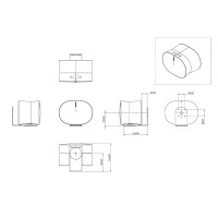 Produktbild för Sonos Wall Mount for ERA300 - White