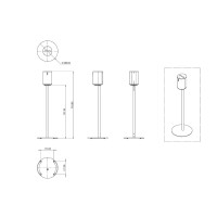 Produktbild för Sonos Floorstand for ERA100 - Black