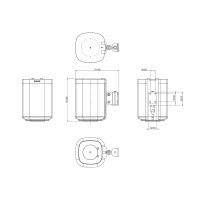 Produktbild för Multibrackets M Sonos S1/P1 Wall Mount Flex - Single Black