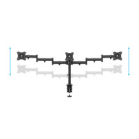 Produktbild för Multibrackets M Deskmount Basic Triple