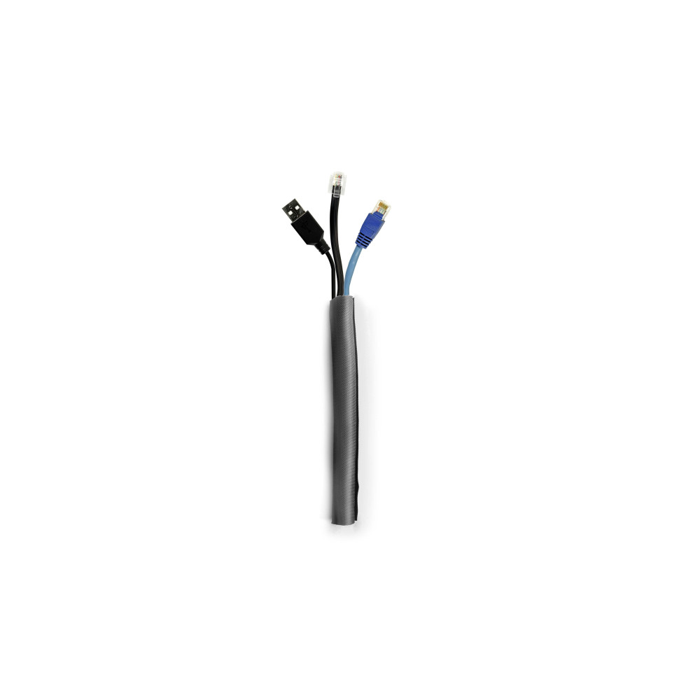 Produktbild för Multibrackets Universell Kabelstrumpa Självomslutande - Kabelorganisator - 19 mm, Svart - 25m Kabel