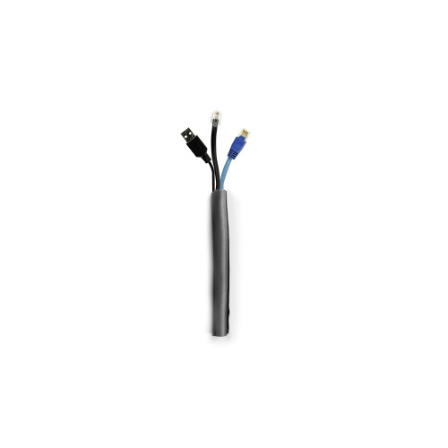 MULTIBRACKETS Multibrackets Universell Kabelstrumpa Självomslutande - Kabelorganisator - 19 mm, Svart - 25m Kabel
