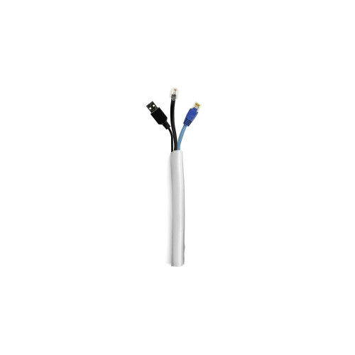 MULTIBRACKETS Multibrackets Universell Kabelstrumpa Självomslutande - Kabelorganisator - 19 mm, Silver - 25m Kabel