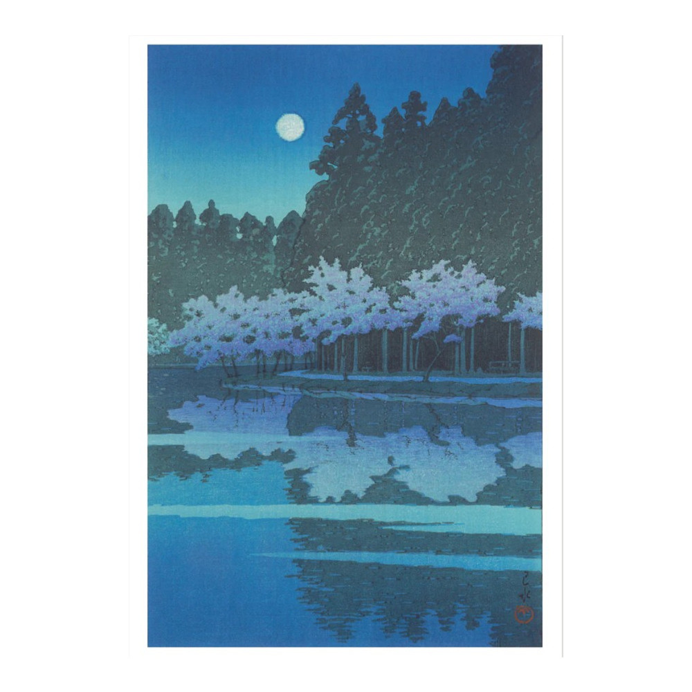 Produktbild för Kawase Hasui: Spring Night at Inokashira Notecard