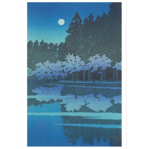 Pomegranate Europe Ltd Kawase Hasui: Spring Night at Inokashira Notecard