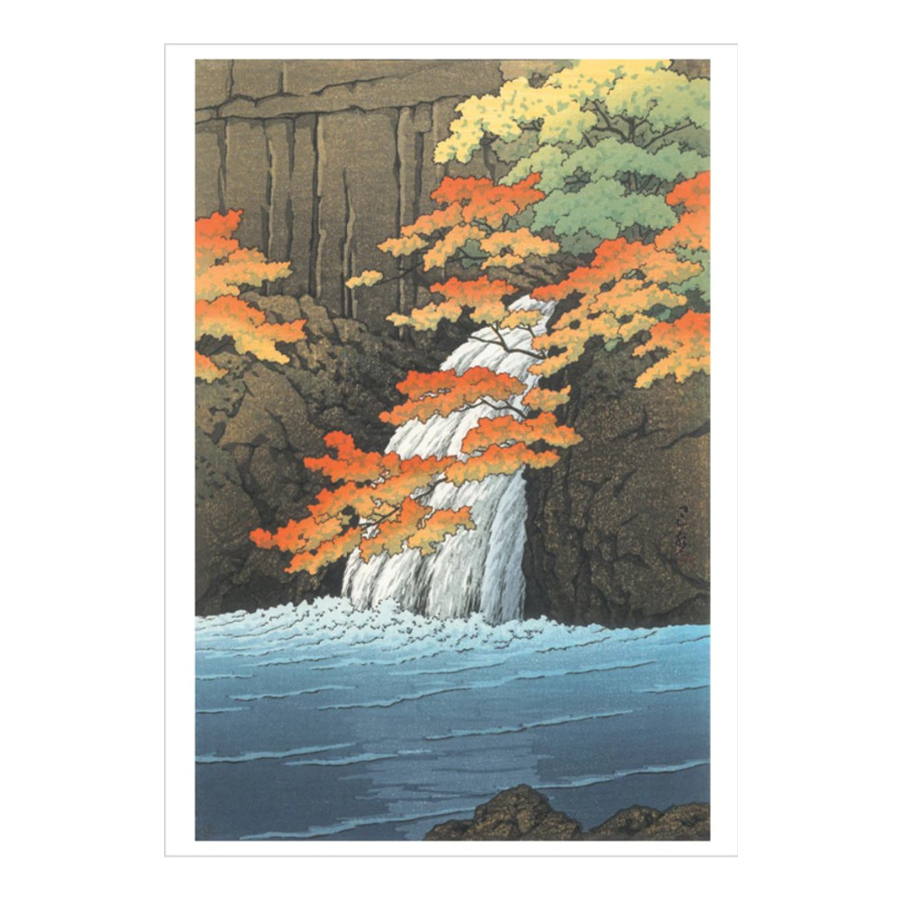 Produktbild för Kawase Hasui: Senju Waterfall, Akame Notecard