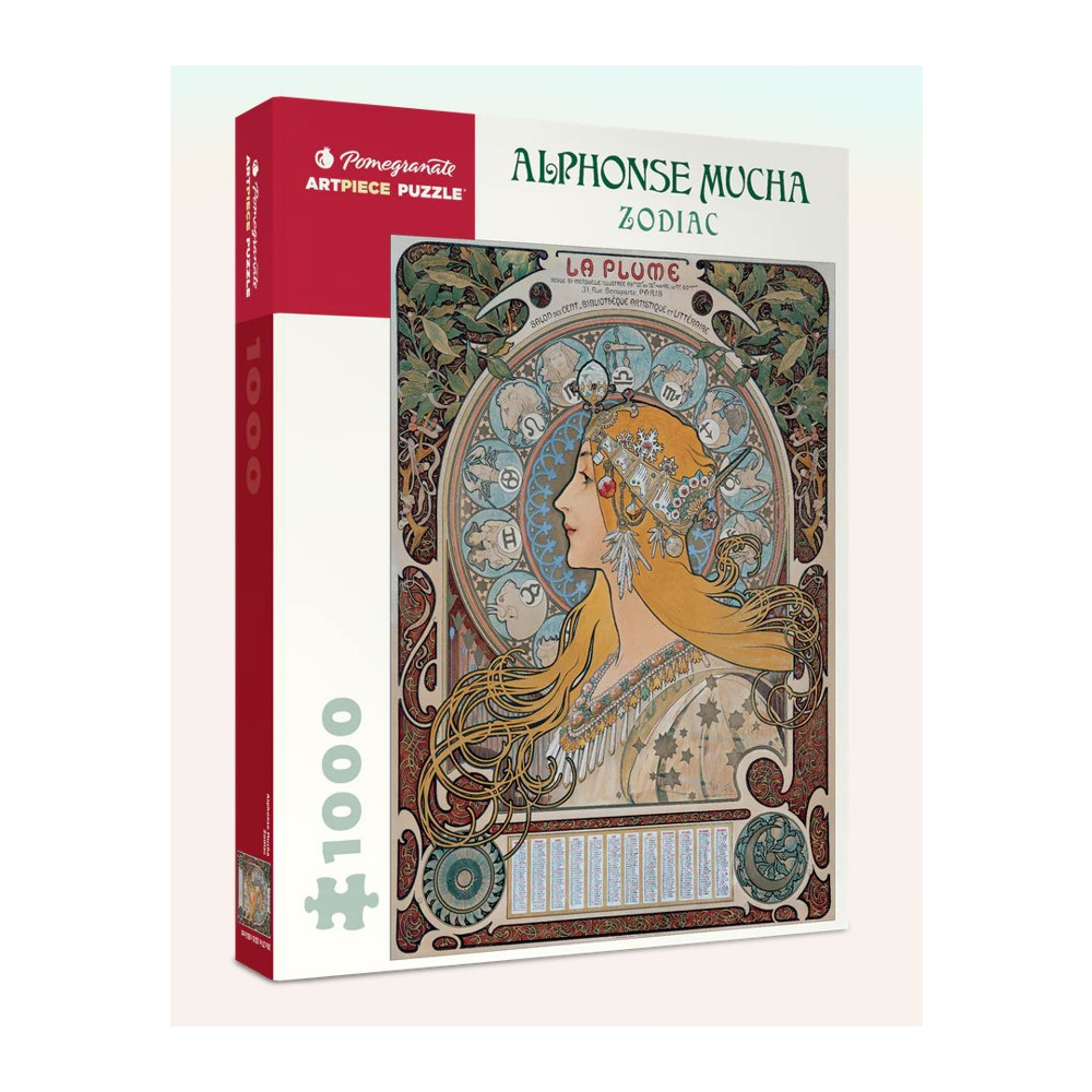 Produktbild för Alphonse Mucha: Zodiac 1000-Piece Jigsaw Puzzle