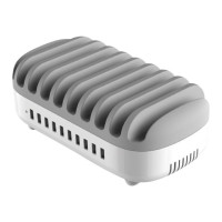 Produktbild för Compulocks 10 Ports USB Charging Dock Station With EU Plug laddningsstation - USB - 120 Watt