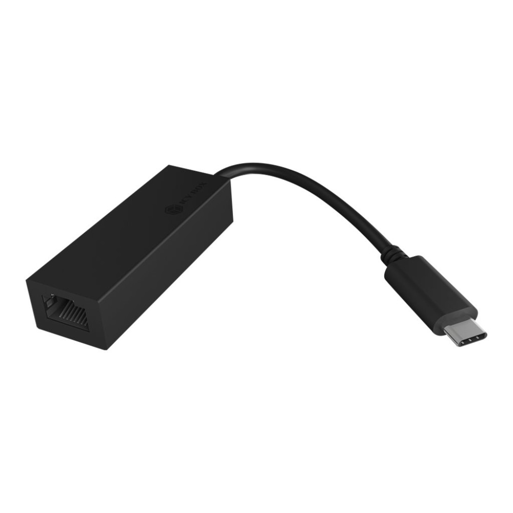 Produktbild för ICY BOX IB-LAN100-C3 - nätverksadapter - USB-C 3.0 - Gigabit Ethernet x 1