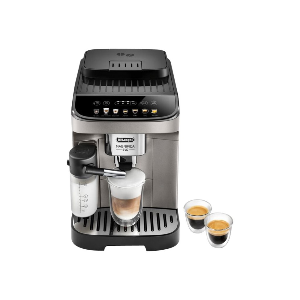 Produktbild för De'Longhi Magnifica Evo ECAM290.81.TB - automatisk kaffekokare med mjölkskummare - 15 bar - titansvart