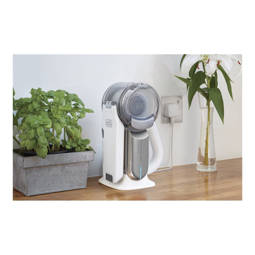 Produktbild för BLACK+DECKER DustBuster PV1820L - dammsugare - handhållen - titan/krom