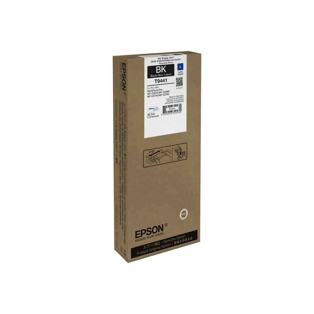 Produktbild för Epson T9441 - svart - original - bläckpatron