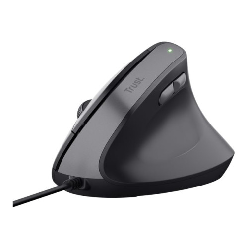 Trust Computer Products Trust Bayo II - vertikal mus - USB-A - svart