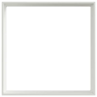 Produktbild för Kant för gräsmatta 6 pcs Vit 60 x 60 x 13 cm Stål