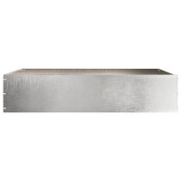 Produktbild för Kant för gräsmatta 6 pcs Silver 60 x 60 x 13 cm Rostfritt stål
