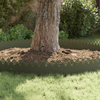 Produktbild för Gräskanter 20 pcs Olivgrön 103 x 0,05 x 22 cm Stål
