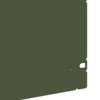 Produktbild för Gräskanter 20 pcs Olivgrön 103 x 0,05 x 22 cm Stål