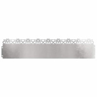 Produktbild för Gräskanter 30 pcs Silver 103 x 0,05 x 22 cm Rostfritt stål