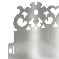 Produktbild för Gräskanter 20 pcs Silver 103 x 0,05 x 22 cm Galvaniserat Stål