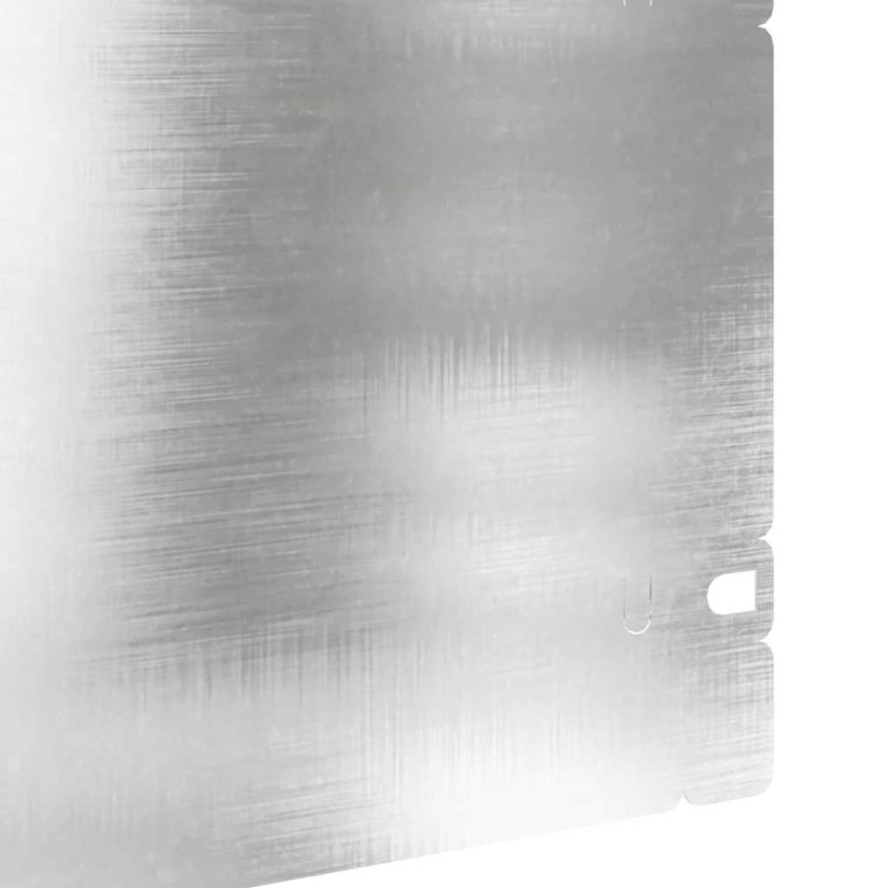 Produktbild för Gräskanter 10 pcs Silver 103 x 0,05 x 22 cm Rostfritt stål