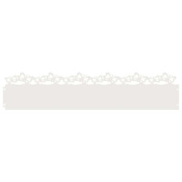 Produktbild för Gräskanter 30 pcs Vit 103 x 0,05 x 22 cm Stål