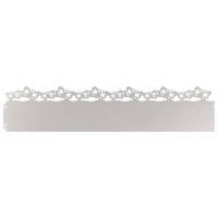 Produktbild för Gräskanter 30 pcs Silver 103 x 0,05 x 22 cm Rostfritt stål