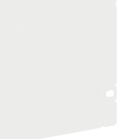 Produktbild för Gräskanter 20 pcs Vit 103 x 0,05 x 22 cm Stål