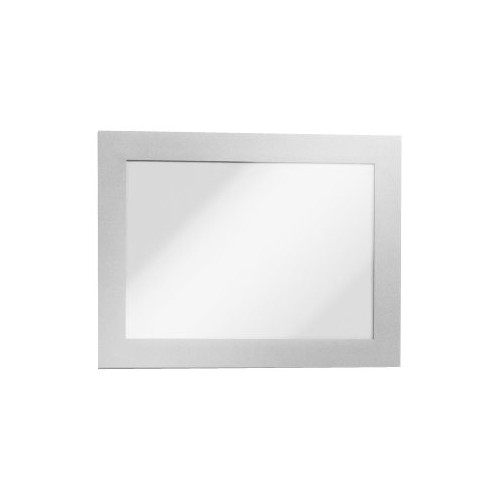 Durable DURABLE DURAFRAME MAGNETIC - dokumenthållare - för A6 - silver (paket om 5)