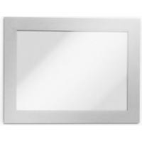 Produktbild för DURABLE DURAFRAME MAGNETIC - dokumenthållare - för A6 - silver (paket om 5)