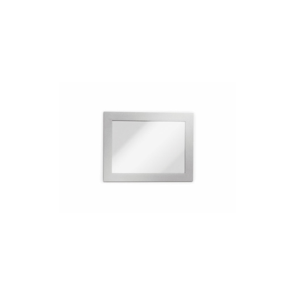 Produktbild för DURABLE DURAFRAME MAGNETIC - dokumenthållare - för A6 - silver (paket om 5)