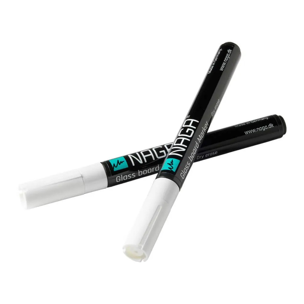 Produktbild för Chalkmarker NAGA hvid 2 mm