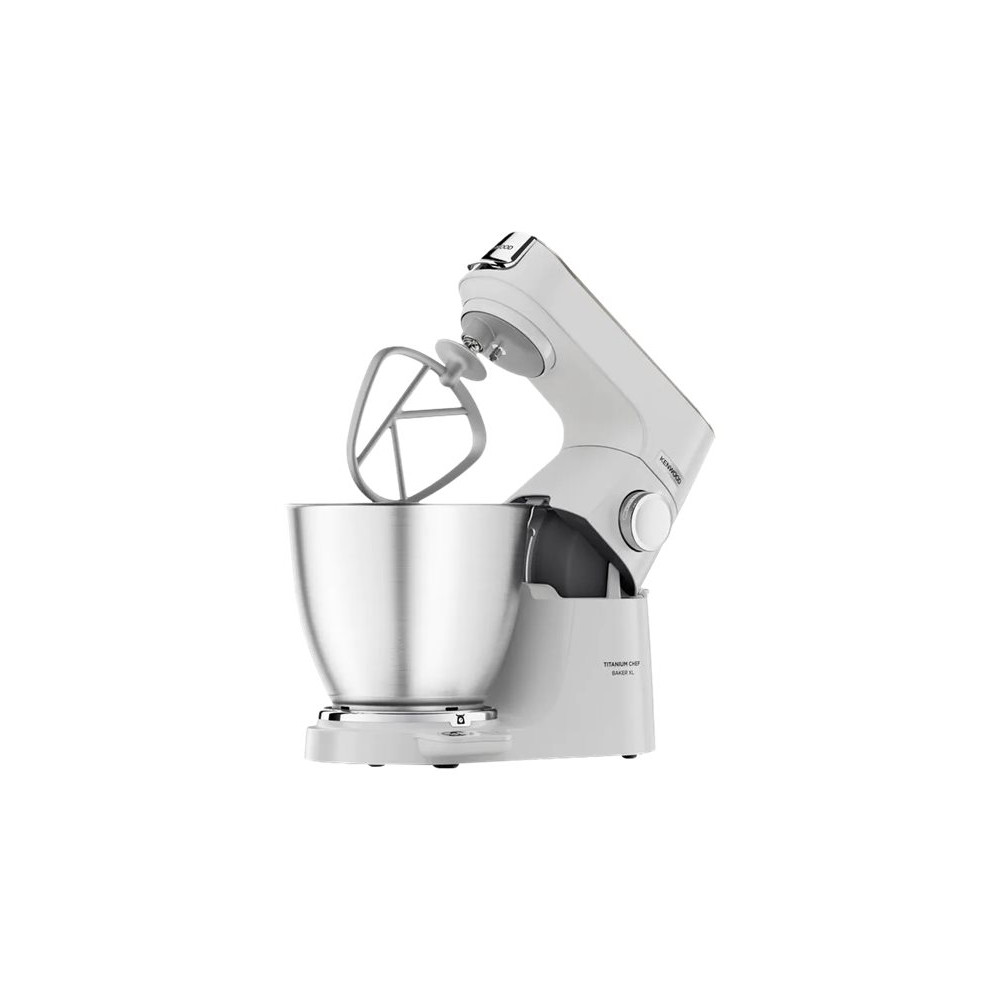 Produktbild för Kenwood Titanium Chef Baker XL KVL65.001WH - köksmaskin - 1200 W - vit/champagne cream