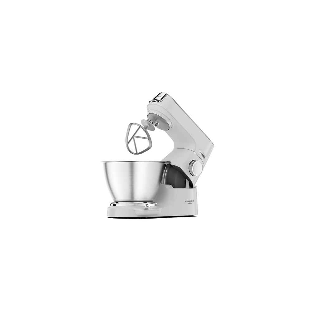 Produktbild för Kenwood Titanium Chef Baker XL KVL65.001WH - köksmaskin - 1200 W - vit/champagne cream