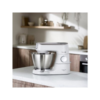 Produktbild för Kenwood Titanium Chef Baker XL KVL65.001WH - köksmaskin - 1200 W - vit/champagne cream