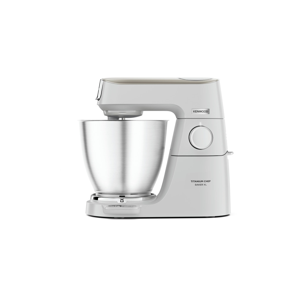 Produktbild för Kenwood Titanium Chef Baker XL KVL65.001WH - köksmaskin - 1200 W - vit/champagne cream
