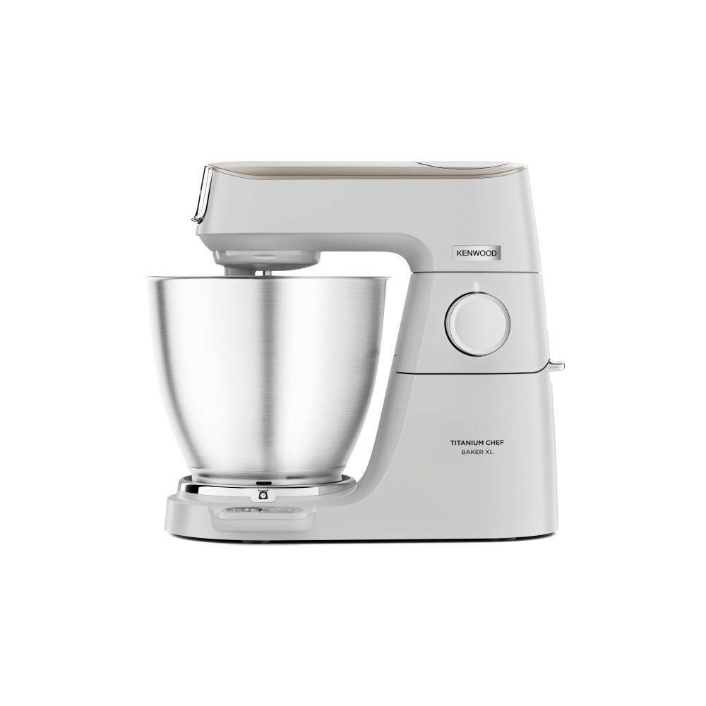 Produktbild för Kenwood Titanium Chef Baker XL KVL65.001WH - köksmaskin - 1200 W - vit/champagne cream