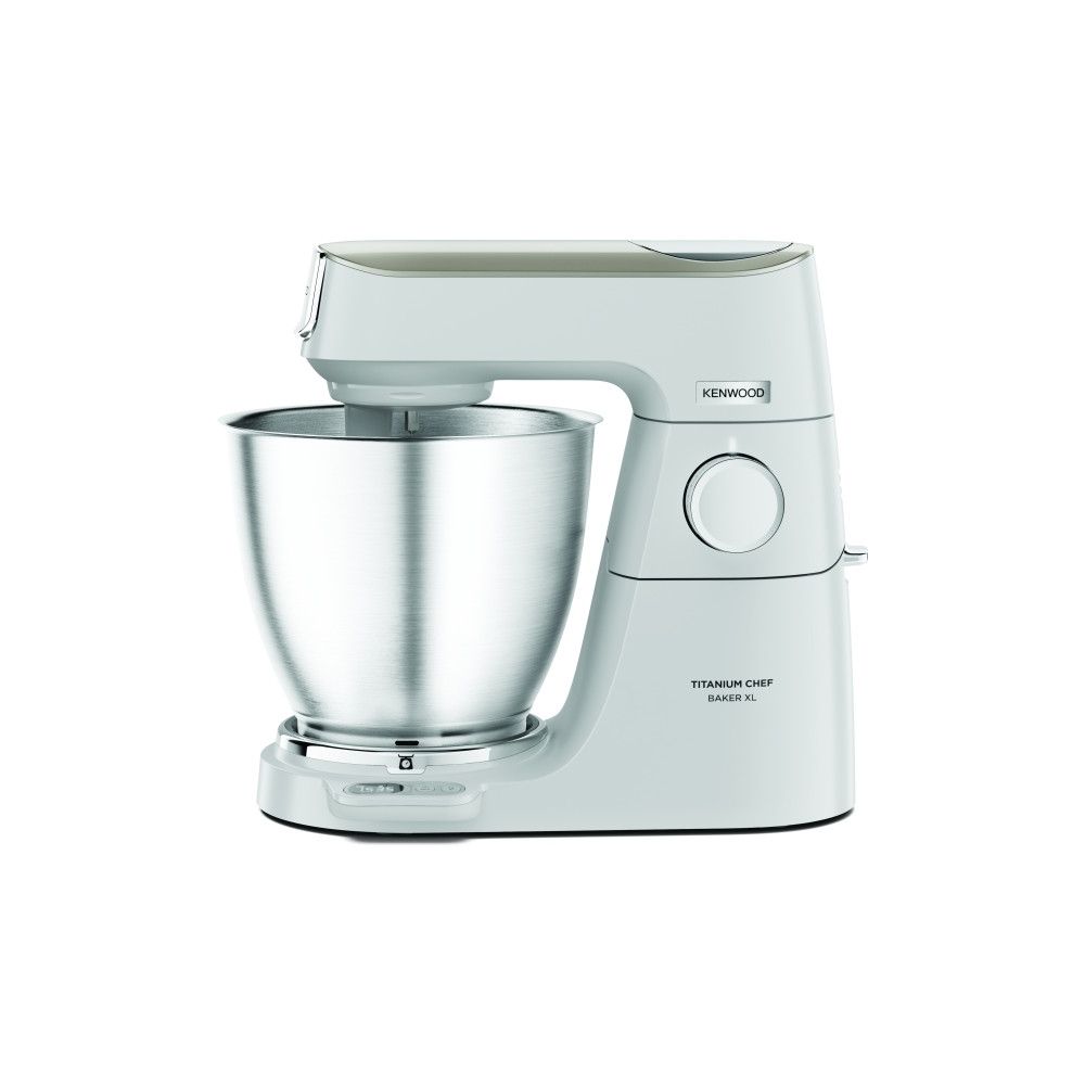 Produktbild för Kenwood Titanium Chef Baker XL KVL65.001WH - köksmaskin - 1200 W - vit/champagne cream