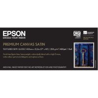 Produktbild för Epson PremierArt Water Resistant Canvas - kanvaspapper - blank - 1 rulle (rullar) - Rulle (43,2 cm x 12,2 m) - 350 g/m²