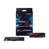 Produktbild för Samsung 990 PRO MZ-V9P1T0CW - SSD - 1 TB - PCIe 4.0 x4 (NVMe)