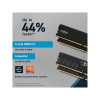 Produktbild för Crucial - DDR5 - sats - 96 GB: 2 x 48 GB - DIMM 288-pin - 5600 MHz / PC5-44800 - ej buffrad