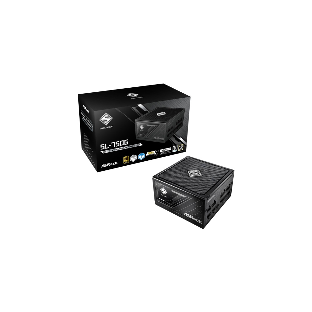Produktbild för ASRock Steel Legend SL-1000G - nätaggregat - 1000 Watt